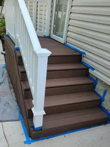 Woodmere Just completed residential railing installation services from Cipco Fence.