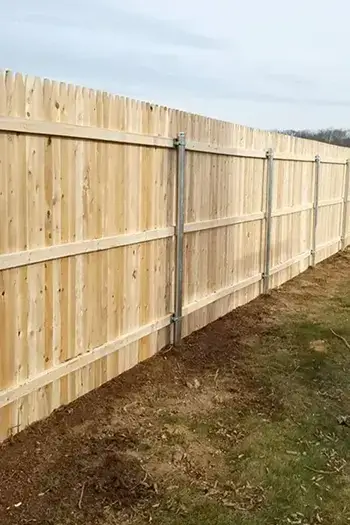 Bayside Residential Wood Fencing from Cipco Fence LLC