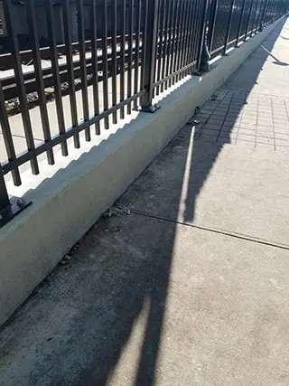 Commercial Masonry example from Cipco Fence